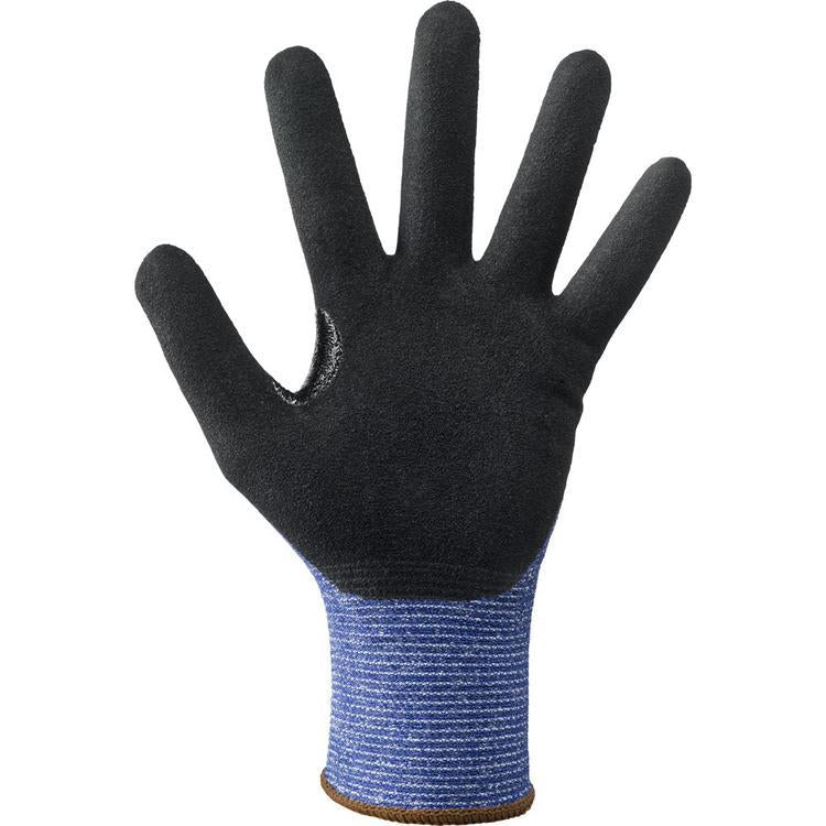 Neri Schnittschutzhandschuhe 334 NITCUT – Grösse 10 (XL) – HDPE, Nitril-beschichtet, Schwarz/Blau