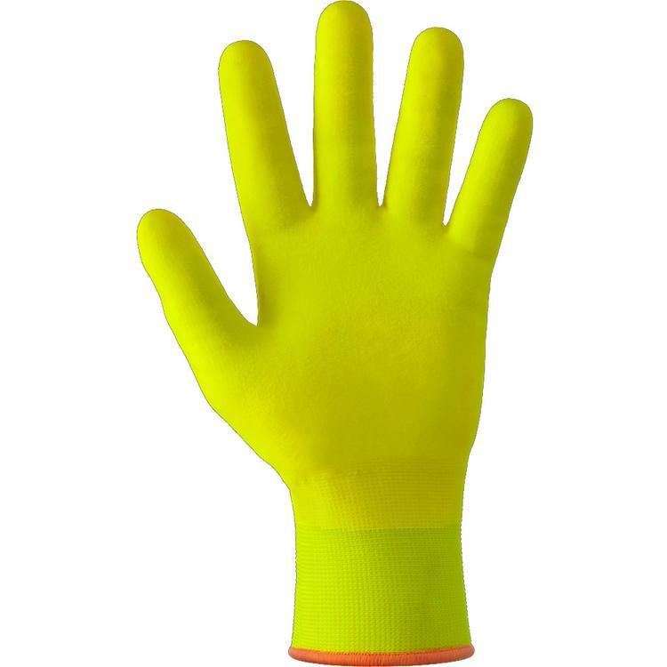 Neri Arbeitshandschuhe Air Nit Winter – Gr. 8 (M) – Nitril-beschichtet – Fluoreszierend Gelb