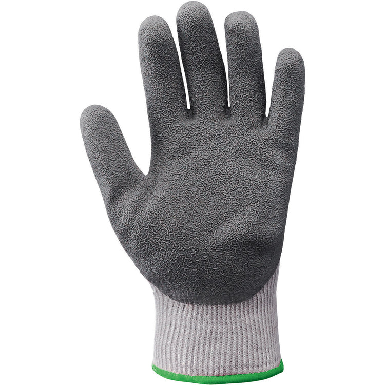 Neri Arbeitshandschuhe EKO-THERMO 450 – Grösse 9 (L), 1 Paar – Baumwoll-Polyester, Latexüberzug, Grau