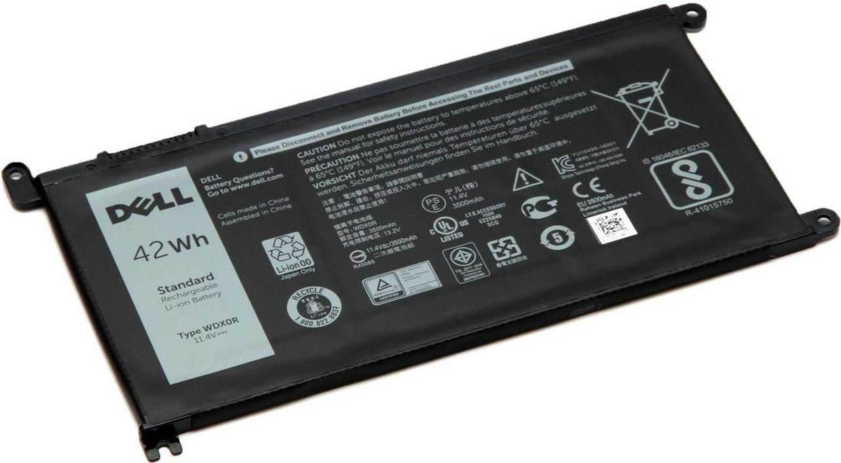 DELL Notebook-Akku – für Dell Notebooks – 42 Wh, 3 Zellen, Lithium-Ion