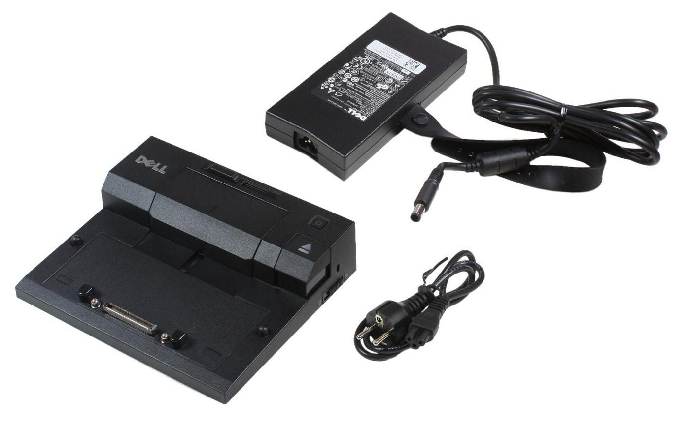 DELL E-Port Simple Dockingstation – 1× VGA, 2× USB-A, für Latitude E6500/E6400/E5500