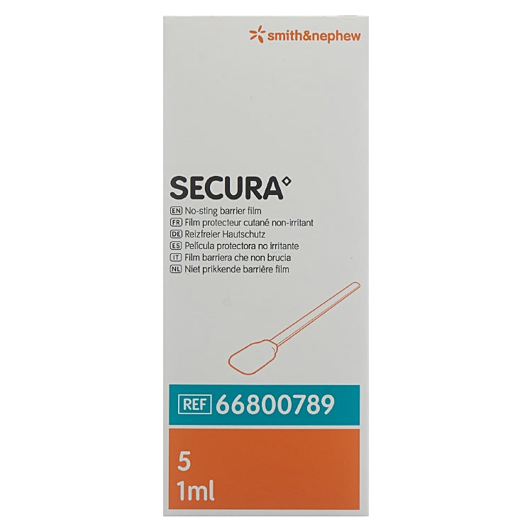 Secura Applikator Hautschutzmittel – steril, 5 × 1 ml