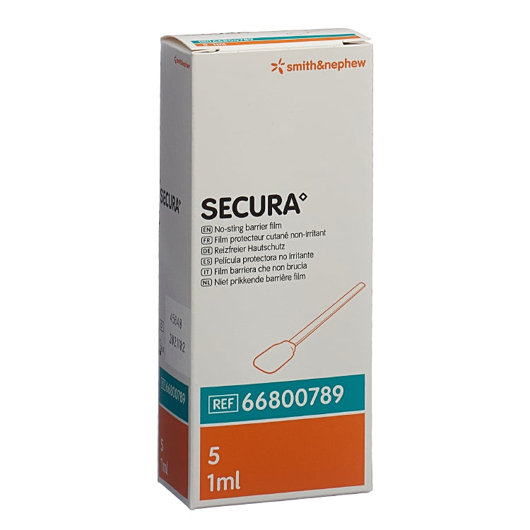 Secura Applikator Hautschutzmittel – steril, 5 × 1 ml