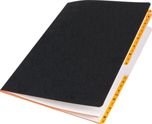 Neutral Wachstuchheft – 173 × 220 mm – kariert 4 mm – 72 Blatt – 80 g/m² – geheftet, Register