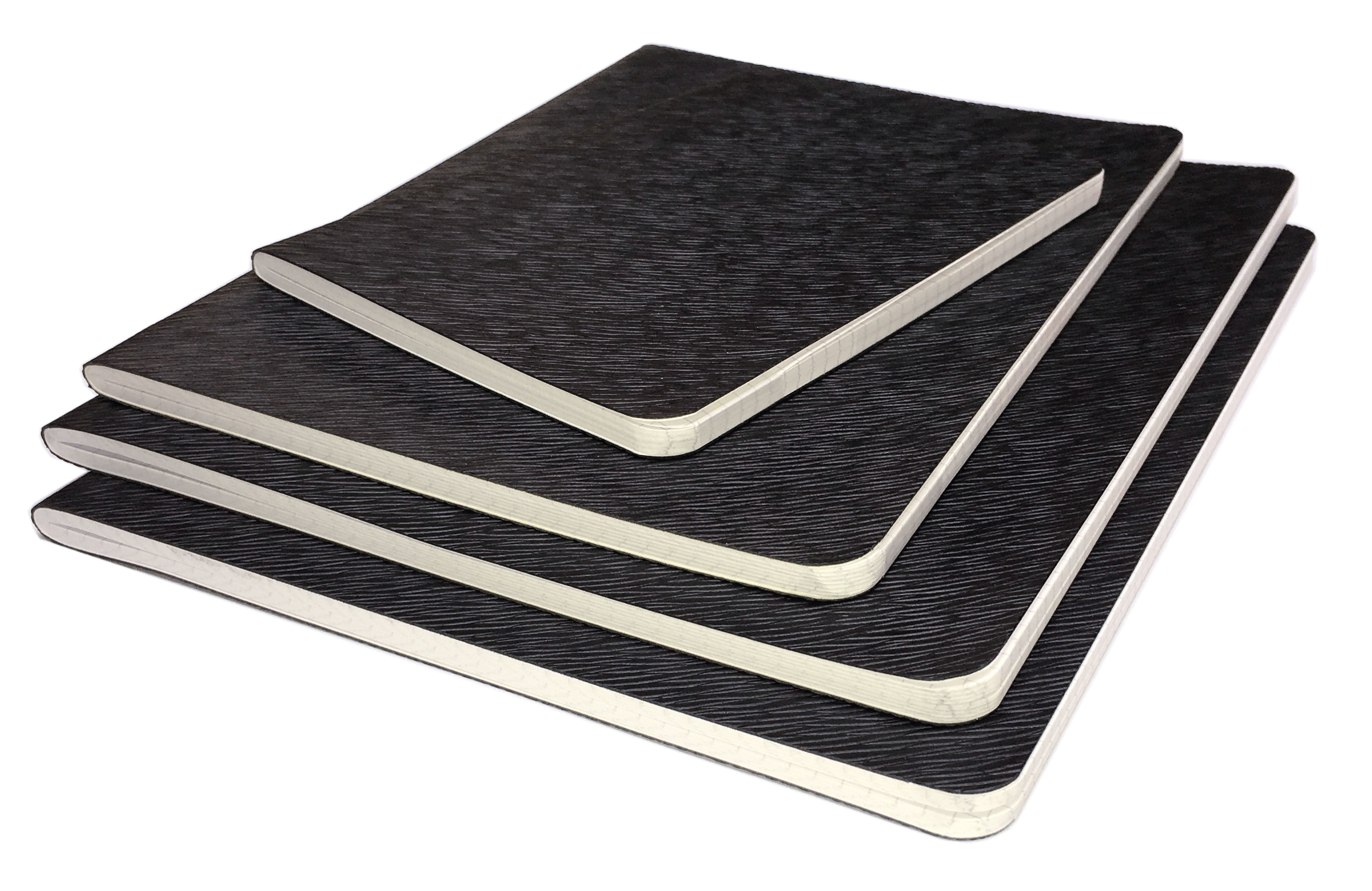 Neutral Wachstuchheft – A4 – kariert 4 mm – 96 Blatt – 80 g/m², Register, Ecken abgerundet, Weiss