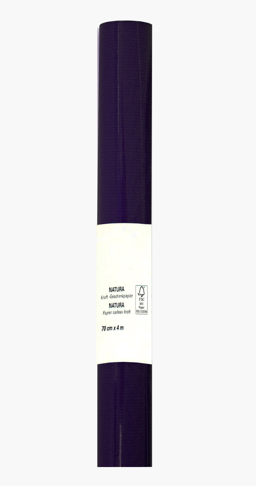 Neutral NATURA KRAFT Geschenkpapier Kraftpapier Schwarz – 70 cm × 4 m – 70 g/m²