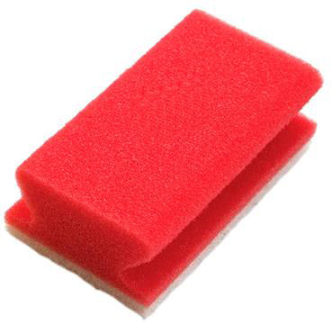 Neutral TASKI Scheuerschwamm (Padschwamm) My Micro – Mikrofaser, Rot, 10 Stk.