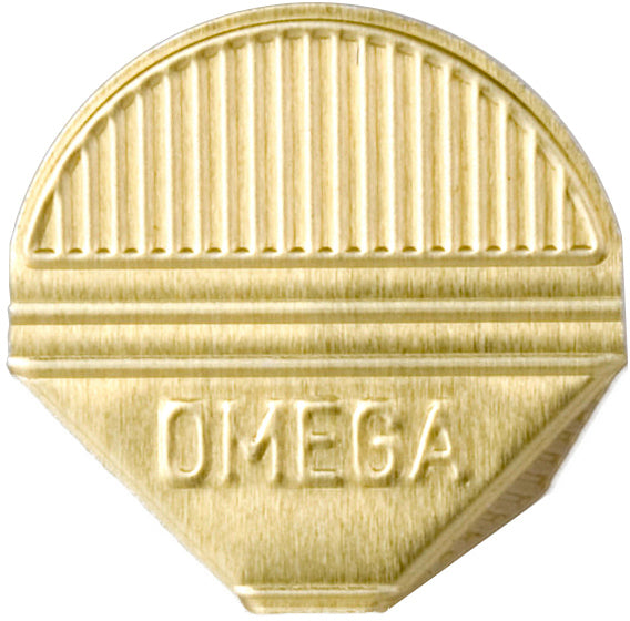 Omega Eckenklammern 77×28 mm – Aluminium, Gold
