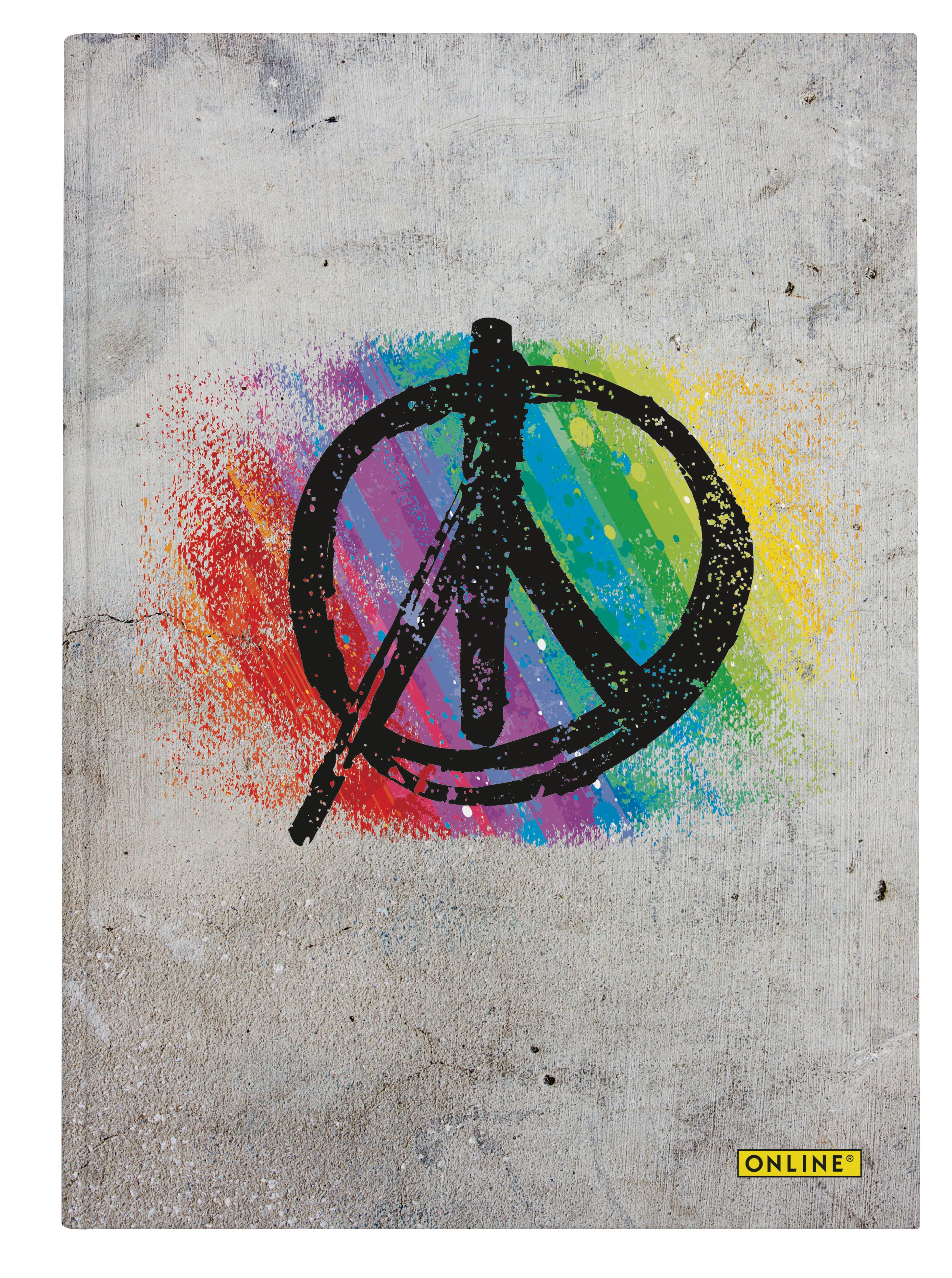Online Peace Notizbuch – A5 – punktiert – 96 Blatt – 80 g/m²