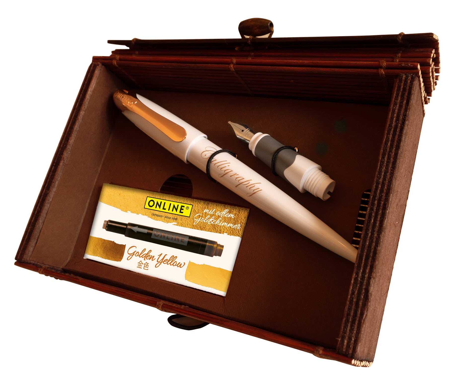 Online Air Best Writer Rose – Kalligrafie-Set – 3 Spitzen (0,8/1,4/1,8 mm) – Weiss