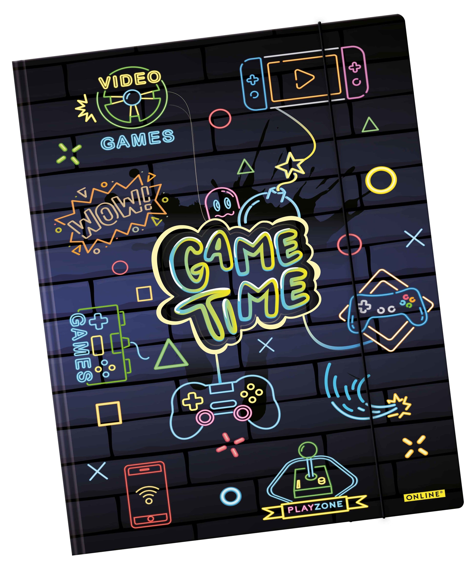 Online Gummibandmappe Game Time A3