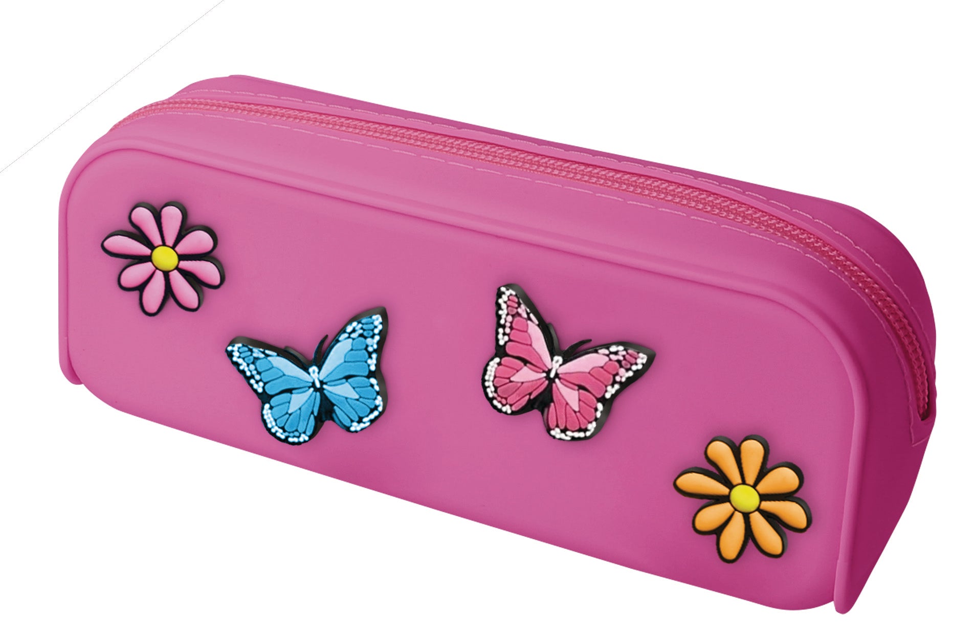Online 10154/6 – Schlamperetui, Butterfly Pins, Silikon, 6 × 7 × 32 cm