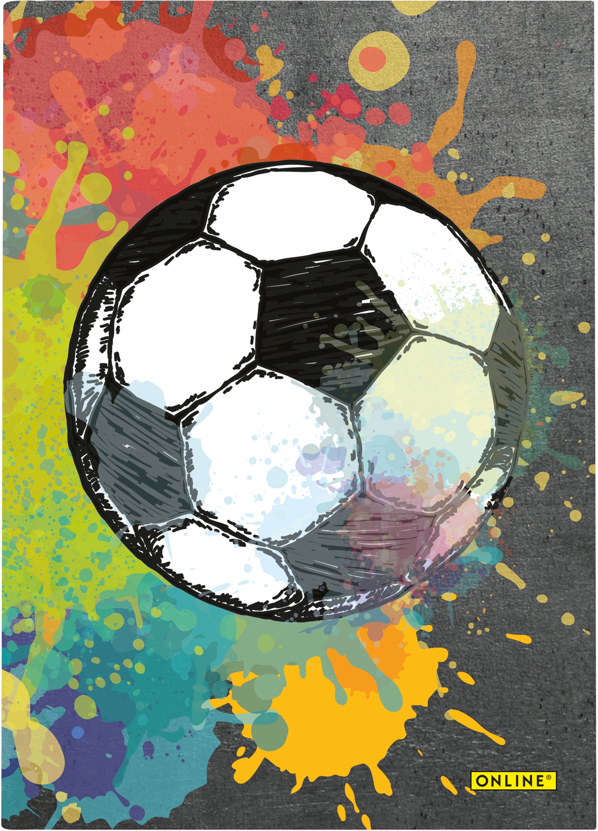 Online Soccer Notizbuch – A5 – punktiert – 96 Seiten – 80 g/m²