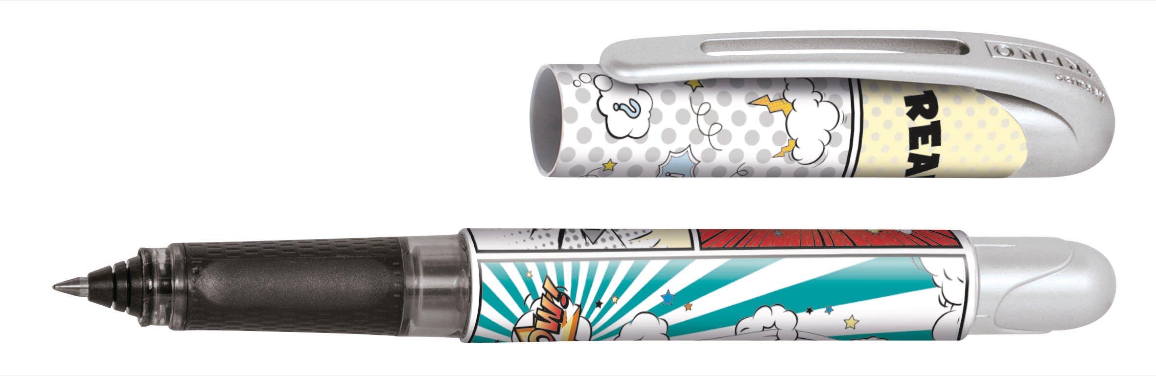 Online 12367/3D Comic Style Wow Patrone Tintenroller – 0,7 mm – für Online Kombipatronen