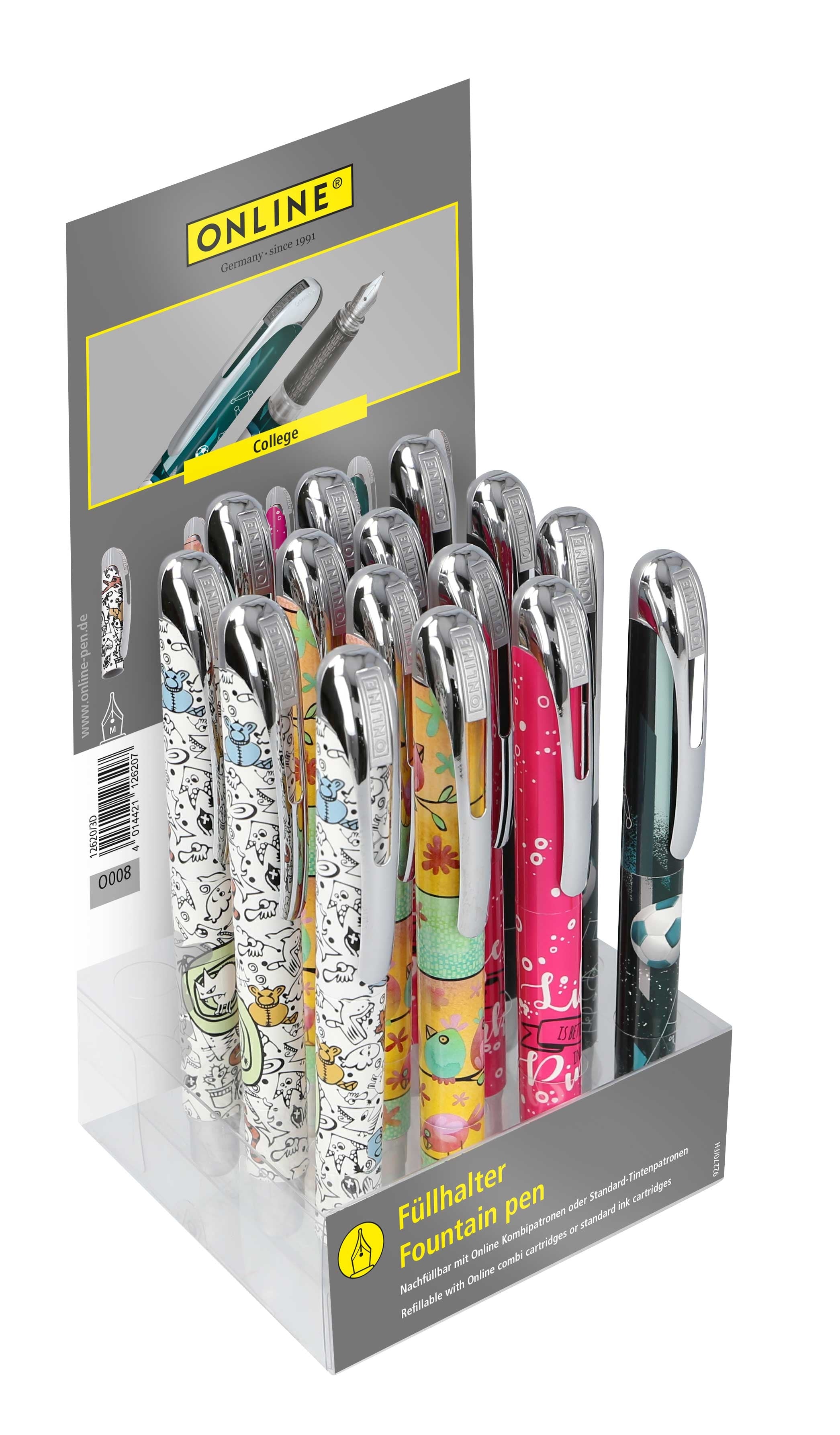 Online Cool Vibrations – Füllfederhalter – 15er Pack