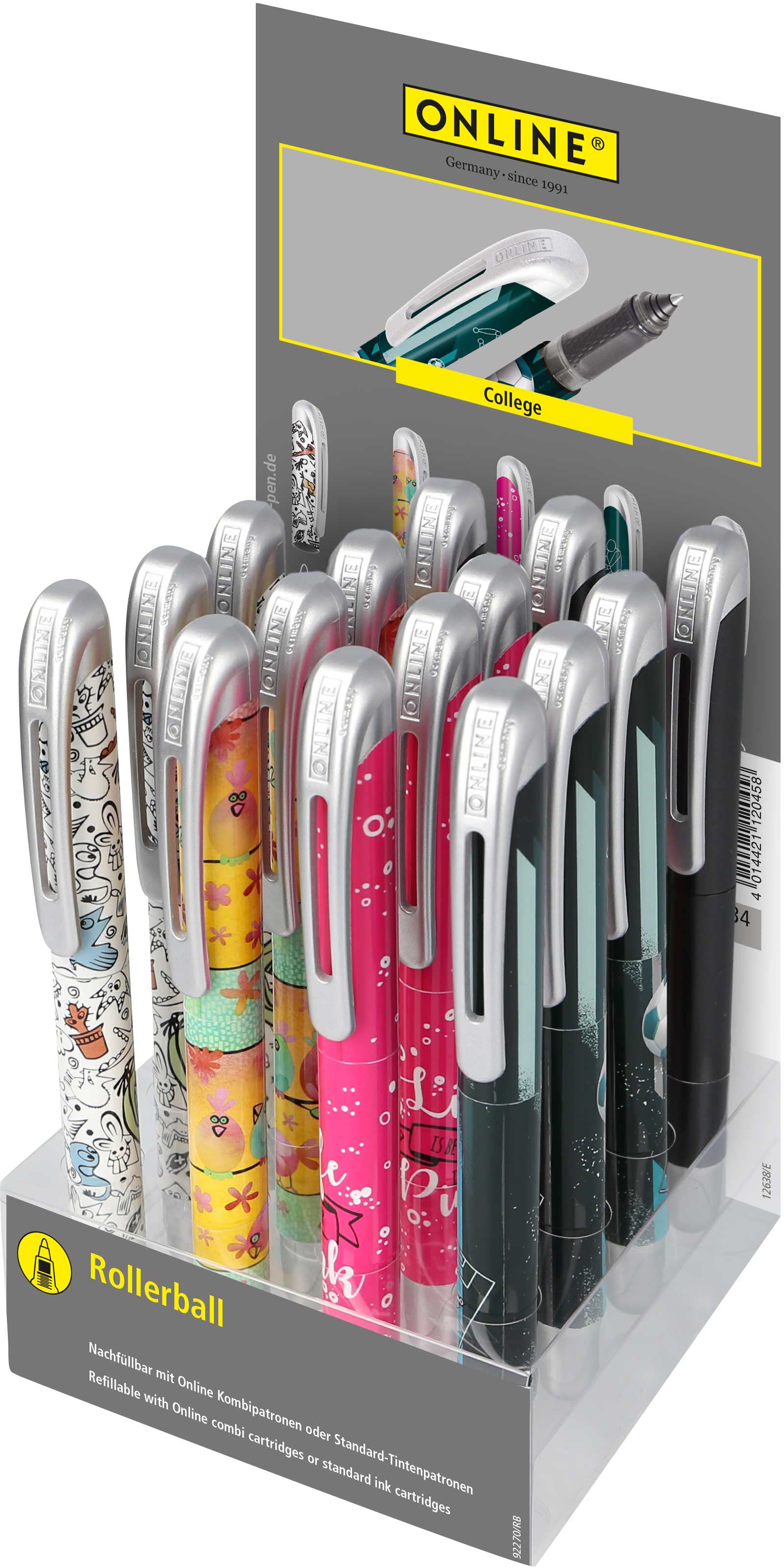 ONLINE Display College 12638/15 Cool Vibrations – Tintenroller
