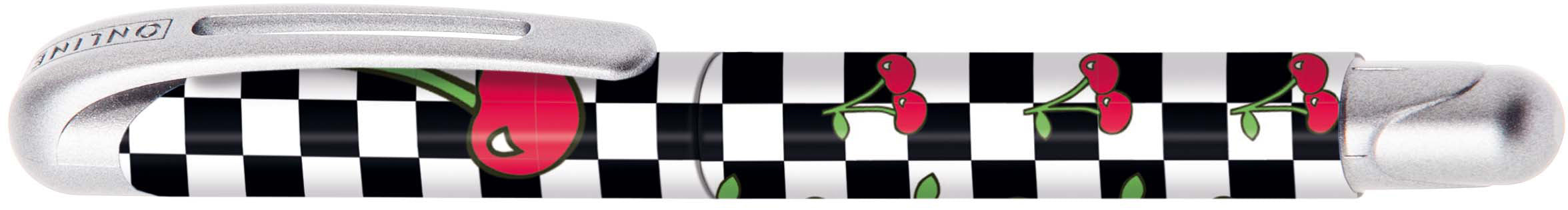 ONLINE College 12656/3D Cherry – Tintenroller, 0,7 mm, Rot, für Linkshänder