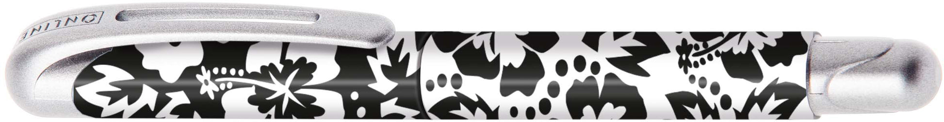 Online College Tintenroller – 0,7 mm – Flowers – Softtouch-Griffstück