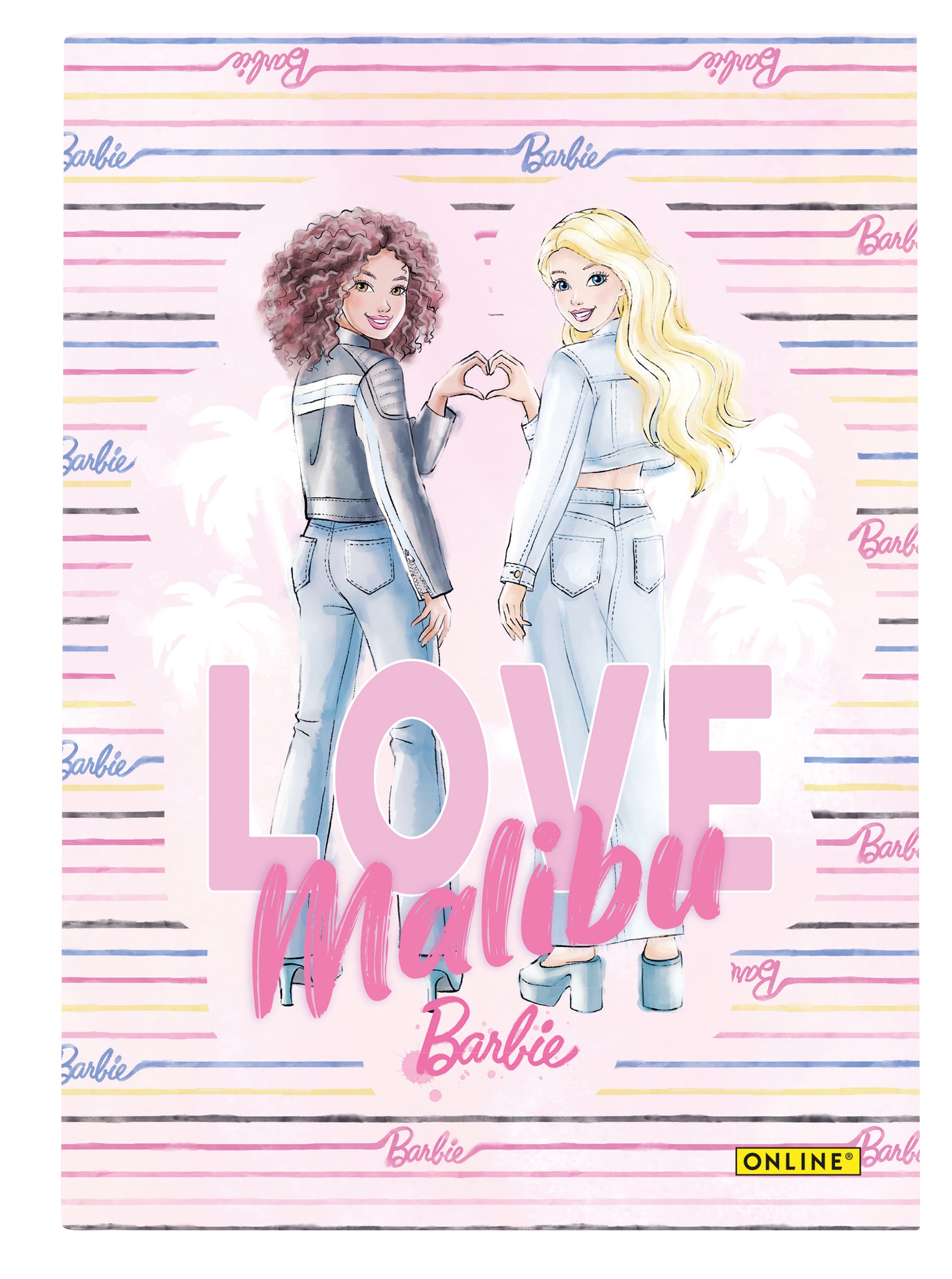 Online Barbie Bullet Journal – 153 × 212 mm – punktiert – 96 Blatt – 80 g/m², mehrfarbig