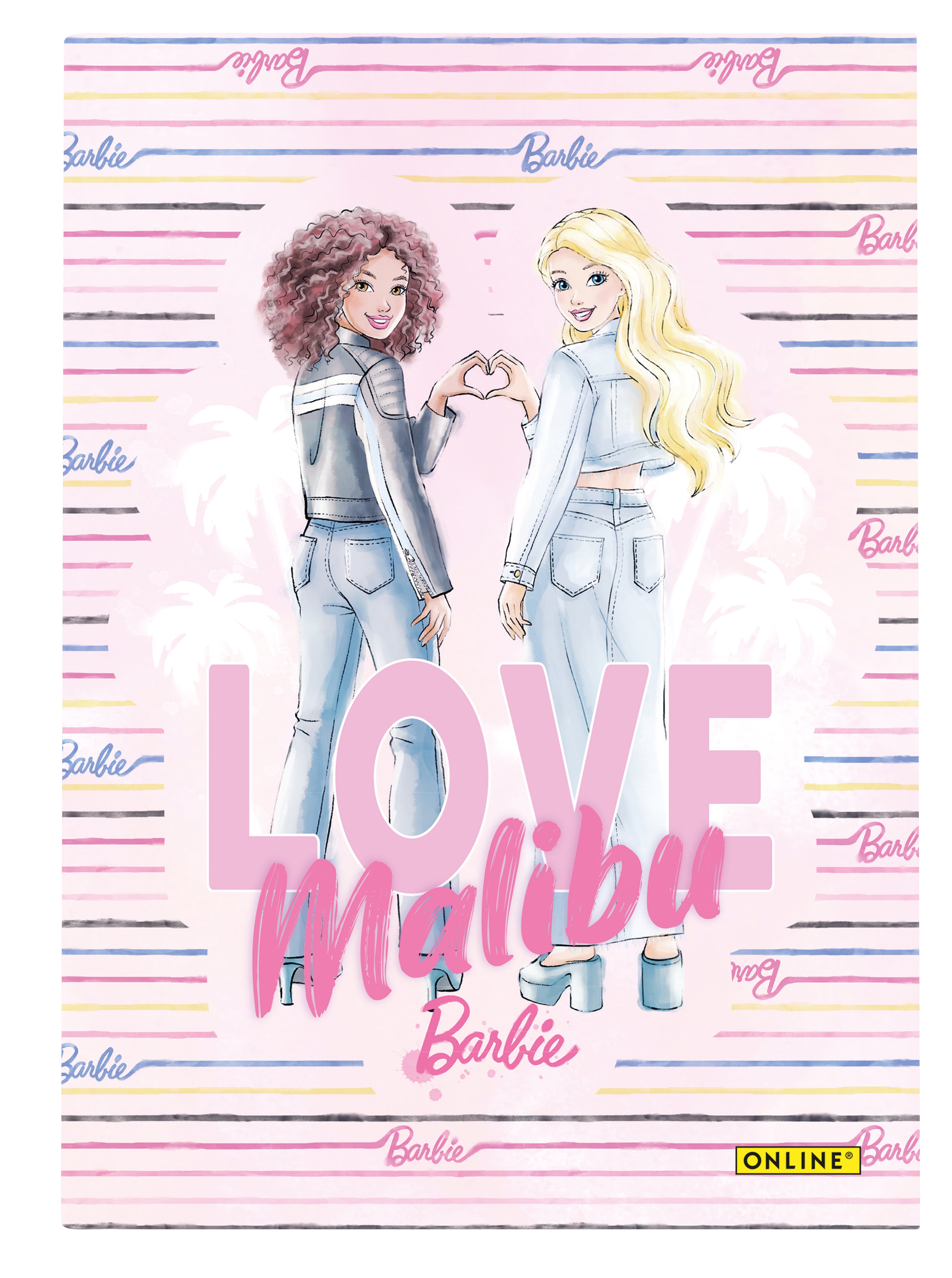 Online Barbie Bullet Journal – 153 × 212 mm – punktiert – 96 Blatt – 80 g/m², mehrfarbig