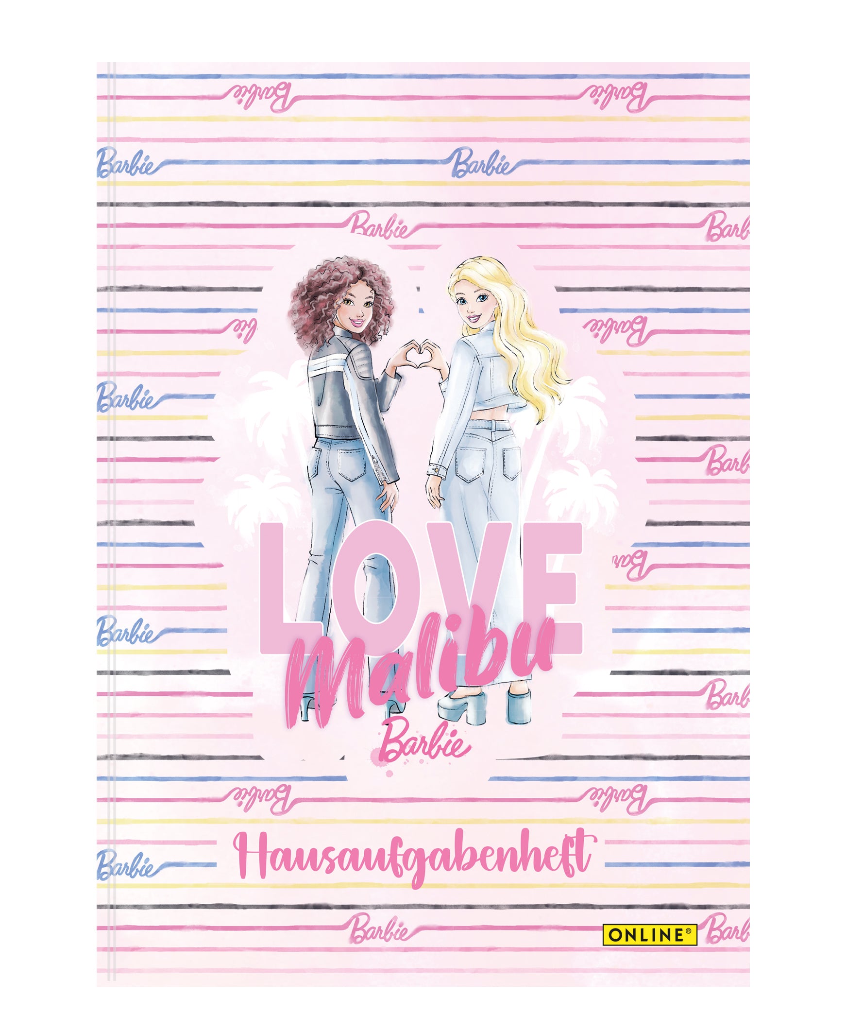 Online Aufgabenheft, Wochenübersicht, A5, Barbie