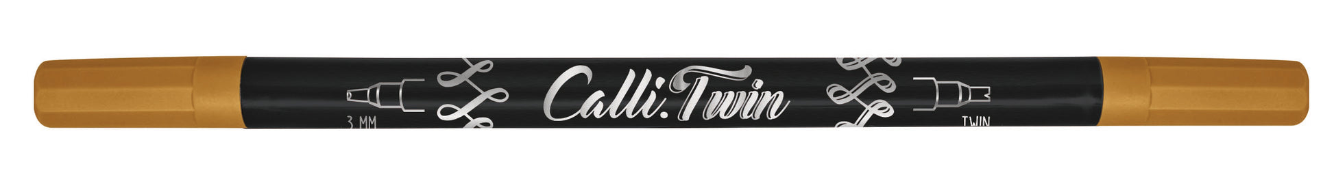 Online Callibrush Pen TWIN Kalligrafiestift, Doppelspitze – Kalligrafiespitze, 3 mm