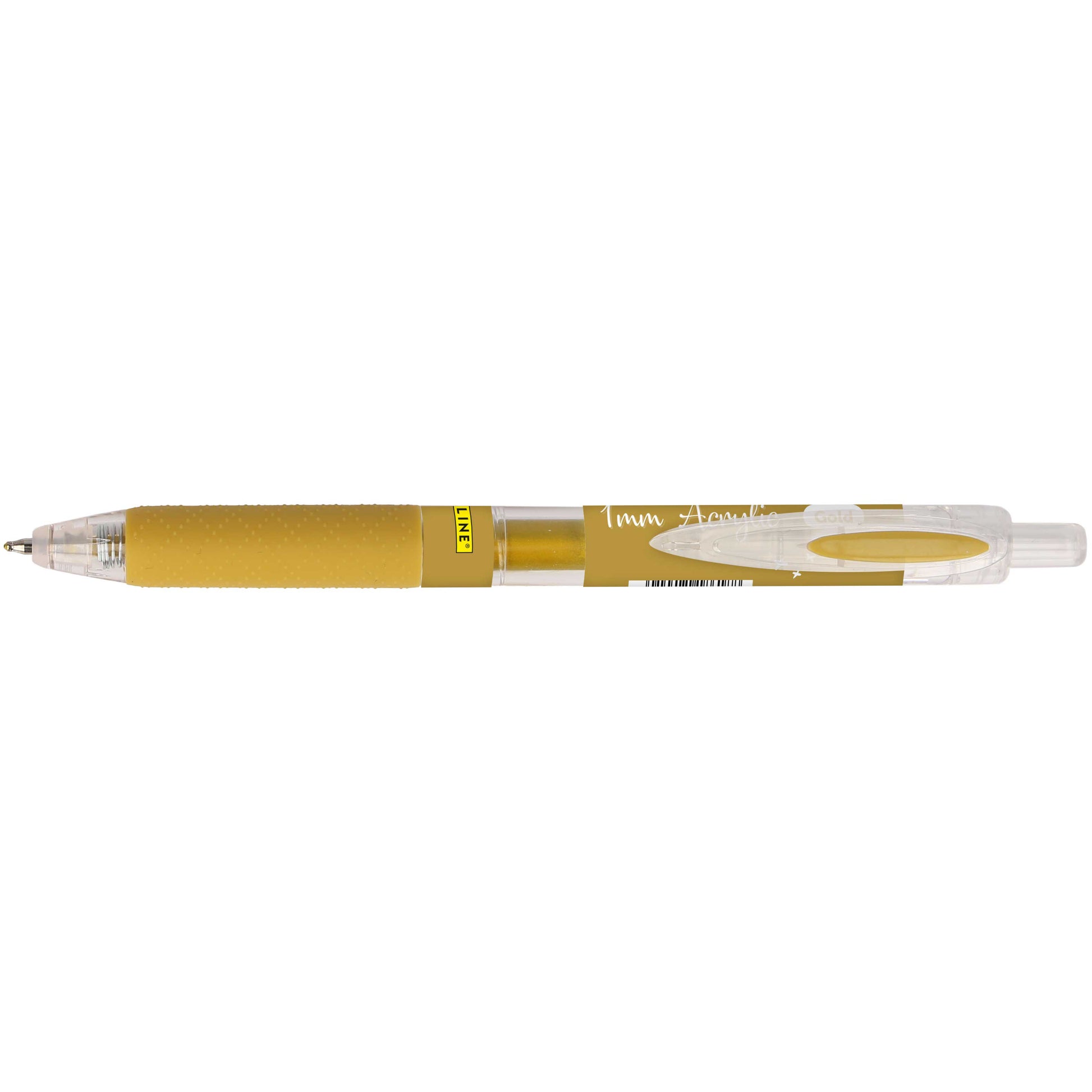 Online Liner 18618/6 Acrylmarker Metallic – Rundspitze 1 mm – Gold – für Papier, Holz und Glas