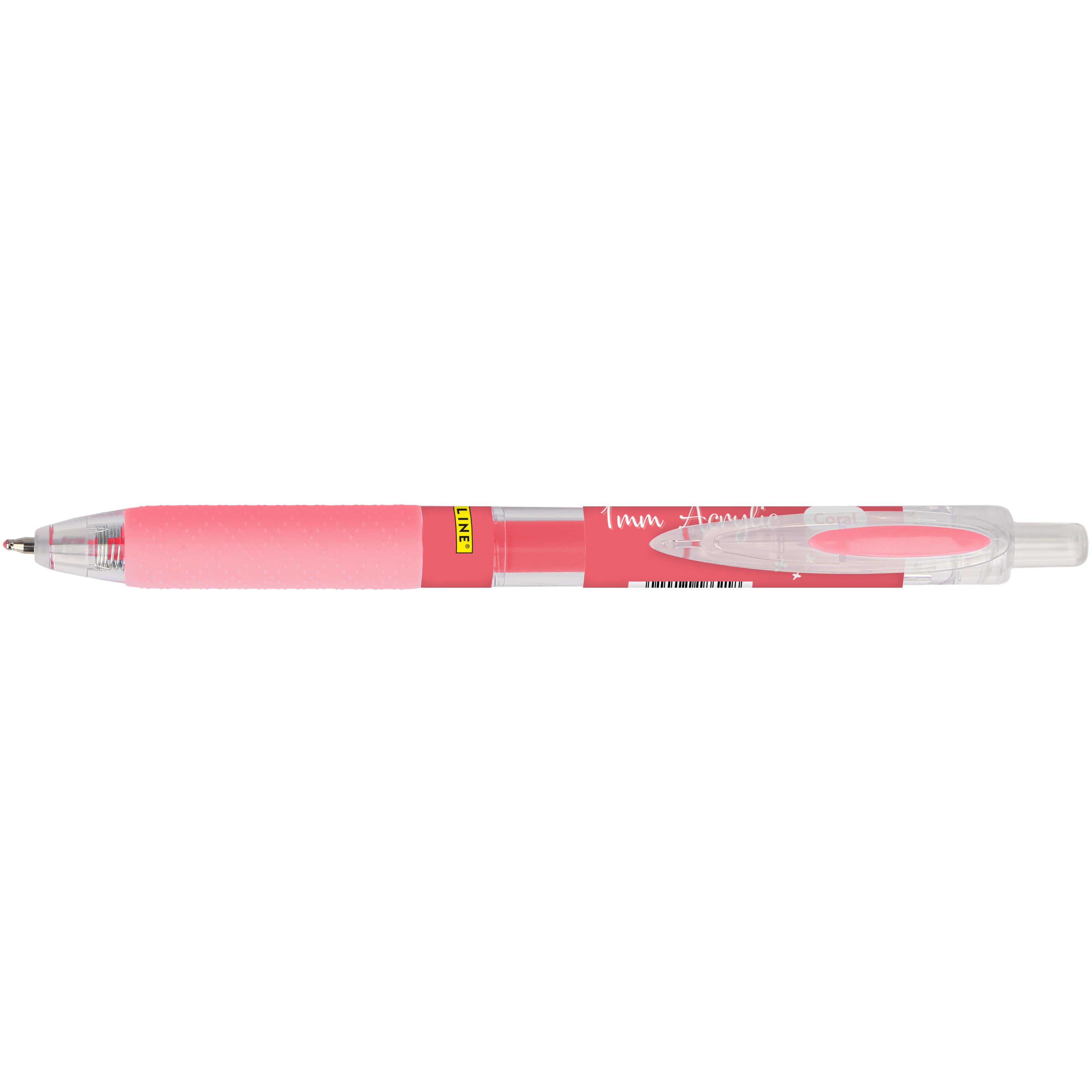 Online Acryl Liner 18621/6 Acrylmarker – Rundspitze 1 mm – Pink, Rot – für Papier, Glas und Kunststoff