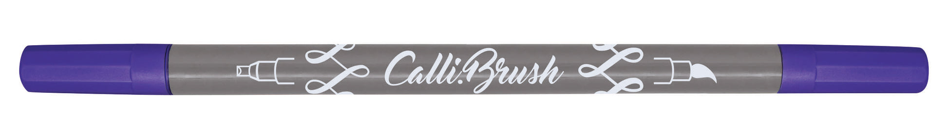 Online Callibrush Pen Brush Pen – Pinselspitze & Keilspitze 2 mm, Dunkelblau, Auswaschbar – Für Stoffe