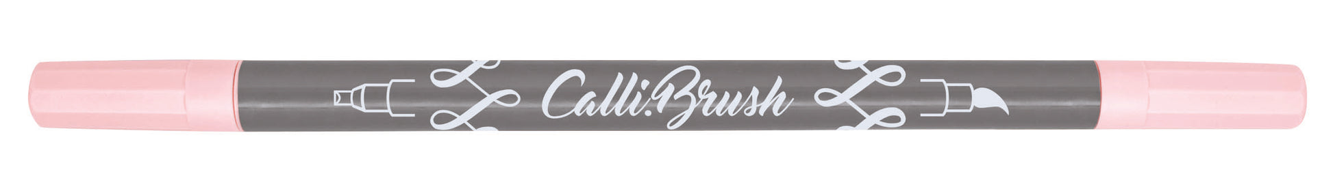 Online Callibrush Pinselstift / Filzstift, Doppelspitze – Pinsel + Kalligrafiespitze, 2 mm, wasserbasiert, pow