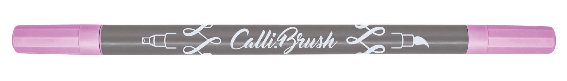 Online Callibrush Brush Pen, Doppelspitze – Kombi (Kalligrafie + Pinselspitze), 2 mm, wasservermalbar, Lavendel