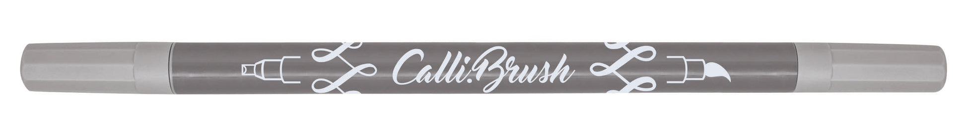 Online Callibrush Brush Pen – 2 mm Keilspitze, Pinselspitze, Grau, Auswaschbar – für Stoffe