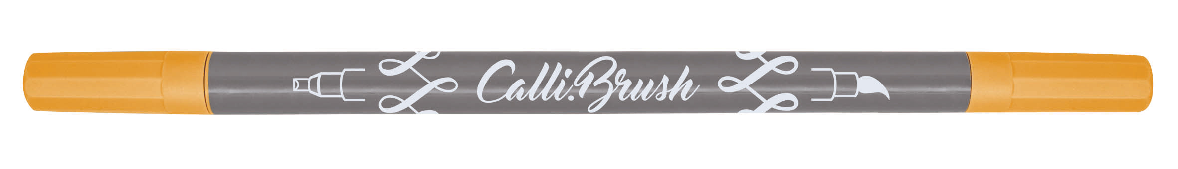 Online Callibrush Brush Pen, Doppelspitze – Kalligrafie-Spitze 2 mm, Pinselspitze, wasserbasiert, auswaschbar