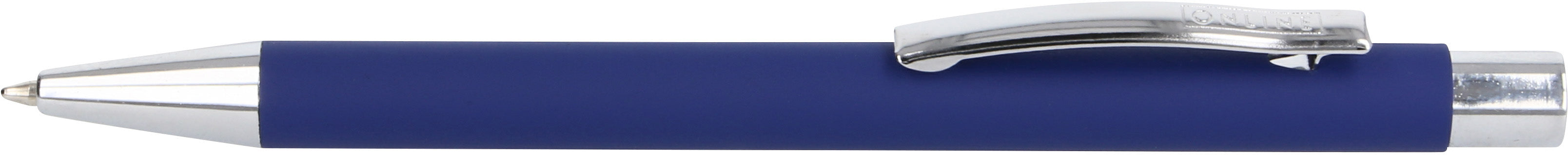 Online Soft Metal 21739/3D Kugelschreiber – Blau, Druck, Softtouch-Oberfläche