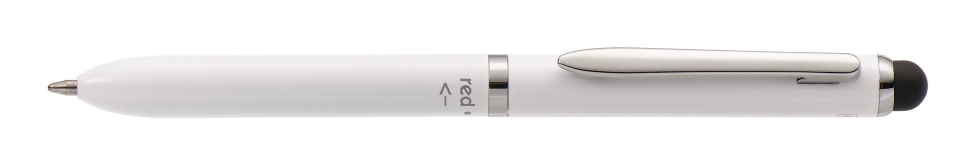 Online Multipen M 31020/3D Flash Weiss Multifunktions-Kugelschreiber – 2 Farben (Blau, Rot), Stylus-Spitze