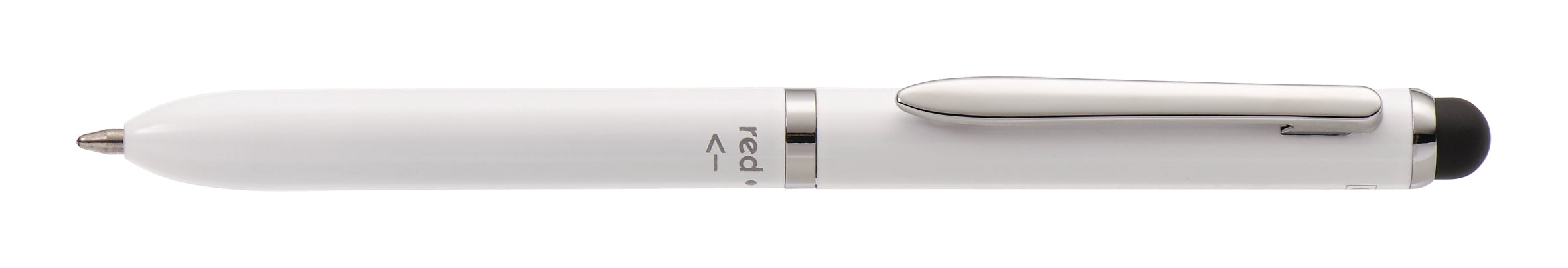 Online Multipen M 31020/3D Flash Weiss Multifunktions-Kugelschreiber – 2 Farben (Blau, Rot), Stylus-Spitze
