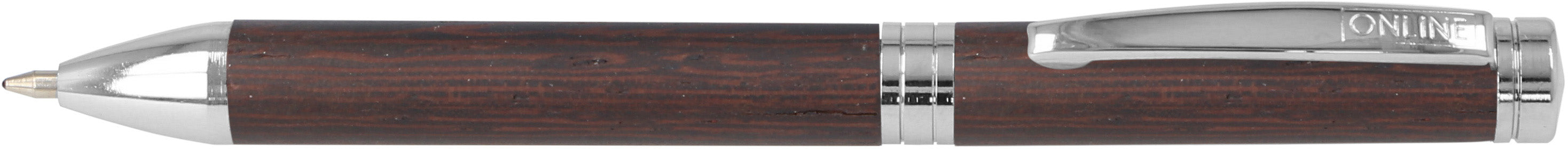 Online Nature Style 31172/3D Blackwood Kugelschreiber – Schwarz, Holz, nachfüllbar