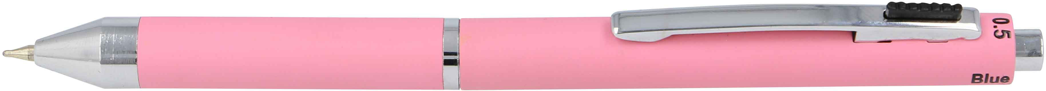 Online Multipen M32075/3D 4-in-1 Multifunktions-Kugelschreiber – 3 Farben (Schwarz/Blau/Rot), 0,7 mm Bleistift