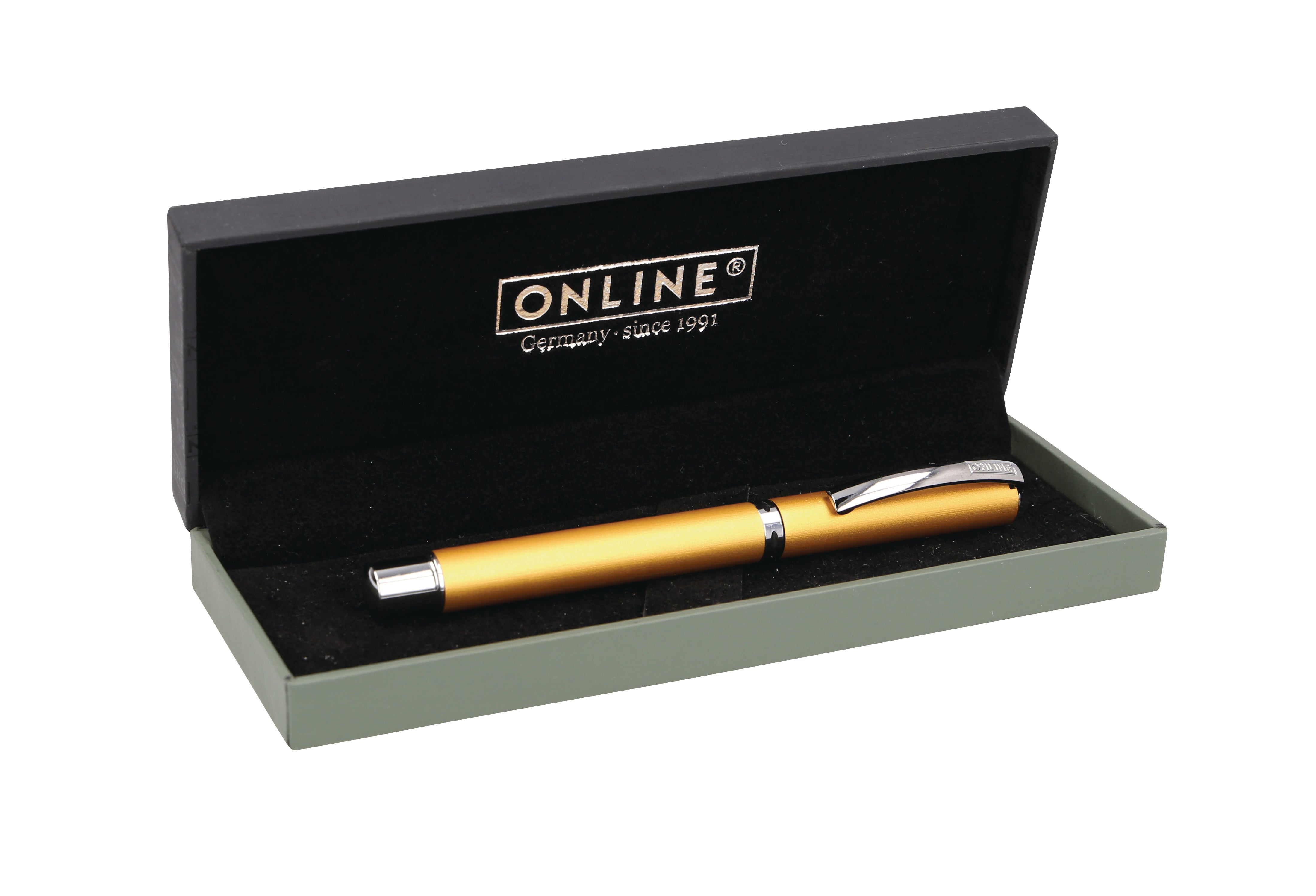 Online Vision Satin Golden Sand – Füllfederhalter – M – Aluminium