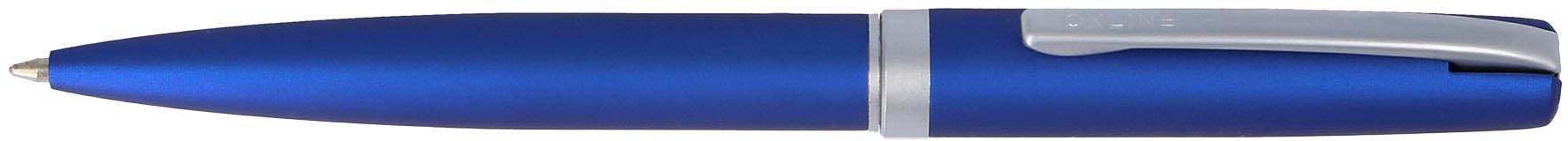 Online Eleganza 34642 Kugelschreiber – Schwarz, Dreh, Metall, Blau, Grossraummine