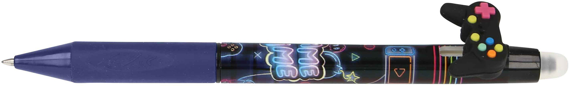 Online magiXX Game Pad 35408/3D Gelschreiber – blau, Spitze 0,7 mm, radierbar, nachfüllbar, 3er-Set
