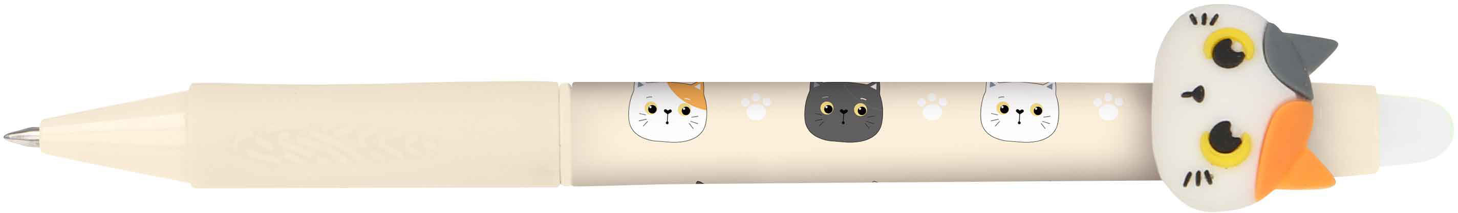 Online MagiXX Fun Cat 35411/3D Gelschreiber – Blau, Spitze 0,7 mm, radierbar, nachfüllbar, 3er-Set