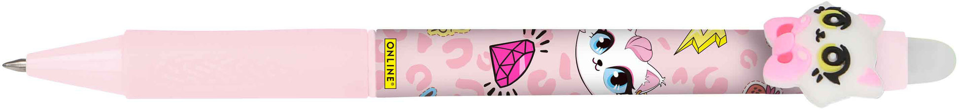 Online magiXX Fun Kitten 35413/3D Gelschreiber – blau, Spitze 0,7 mm, radierbar, nachfüllbar, 3er-Set