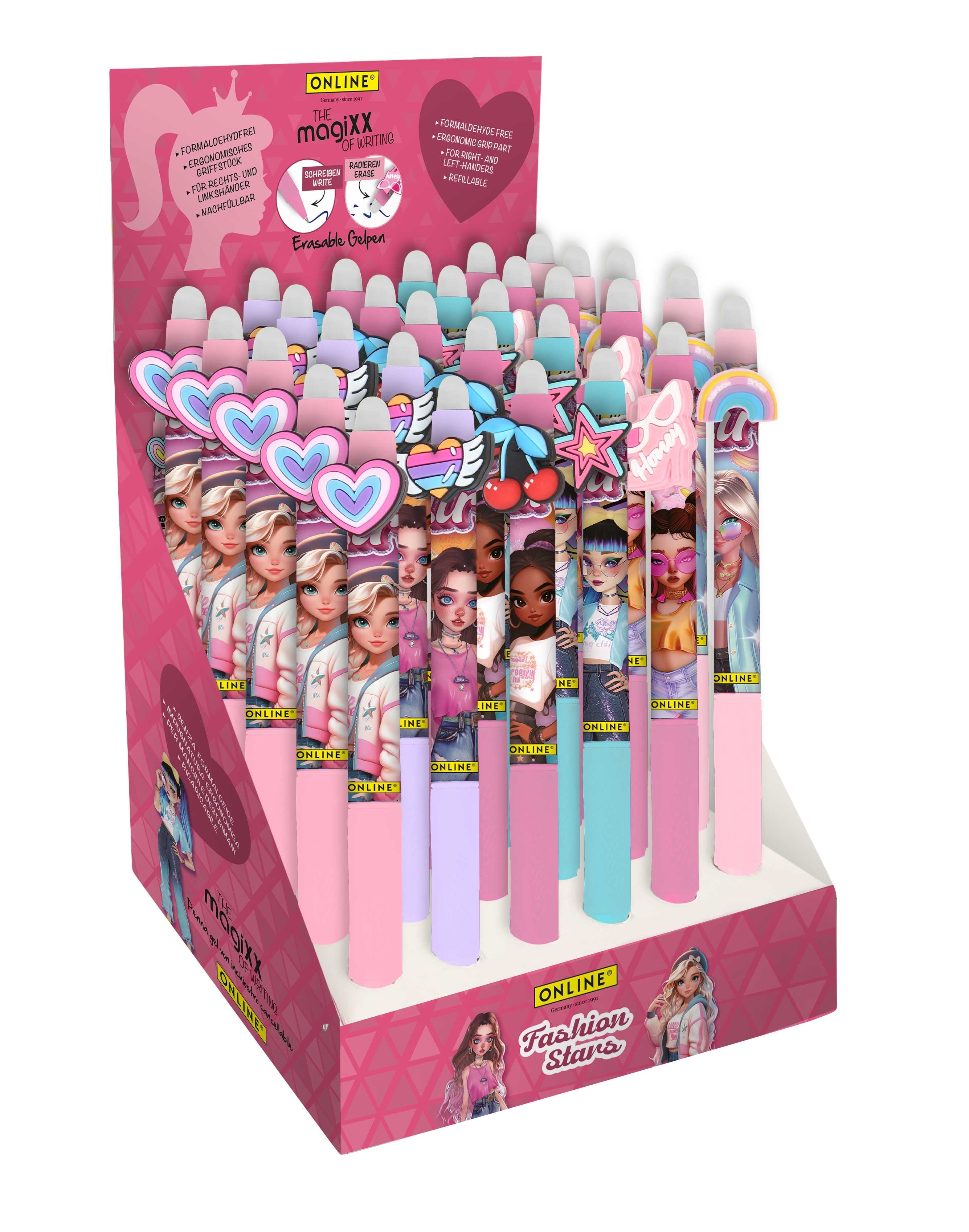 Online magiXX Fashion Stars Gelschreiber – Farben sortiert, 30er-Set