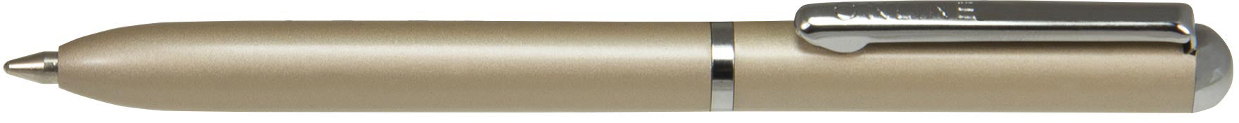 ONLINE M 43022/3D Mini Champagne Kugelschreiber – Blau, Dreh, Metall