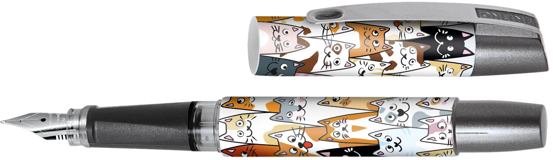 Online Campus II Fluffy Cats – Füllfederhalter – 0,5 mm