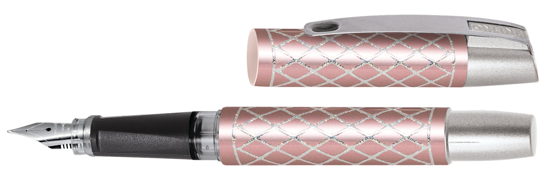Online Campus II Feel Diamond Rose – Füllfederhalter – M – Blau