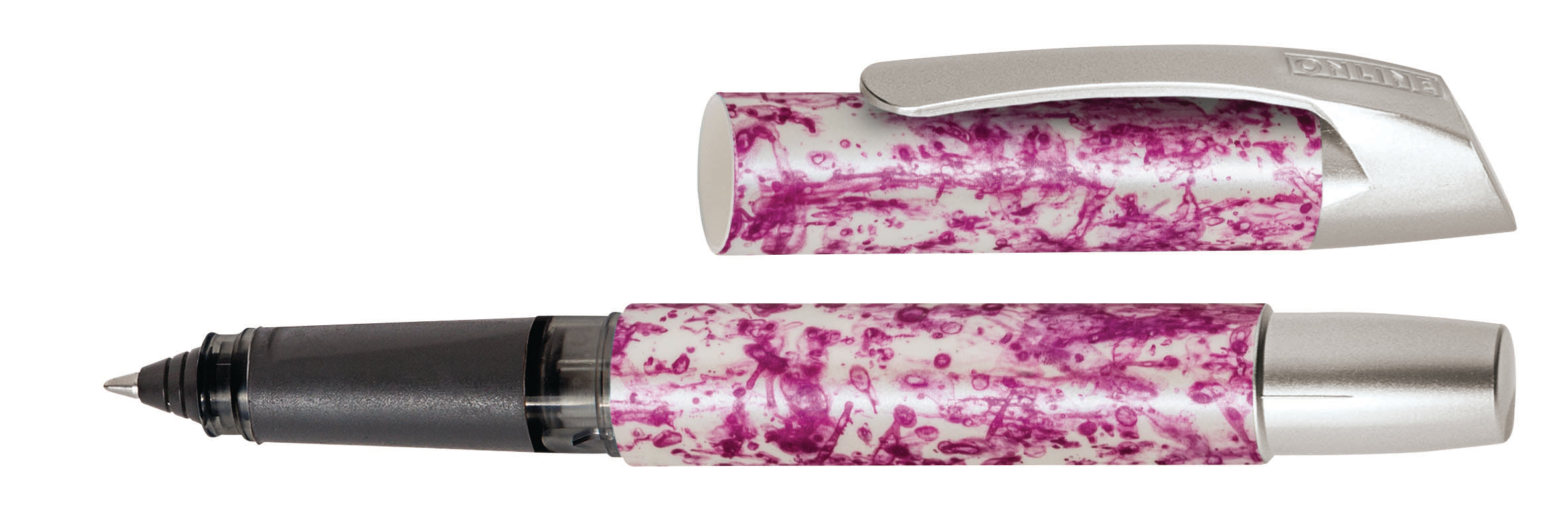 ONLINE Campus II – Tintenroller, 0,7 mm, Blau, Pink, für Linkshänder