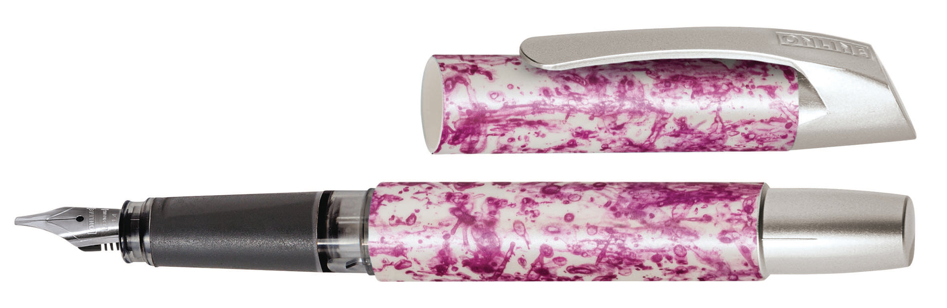Online Campus II – Kalligrafie-Füller – 1,4 mm – pink/blau
