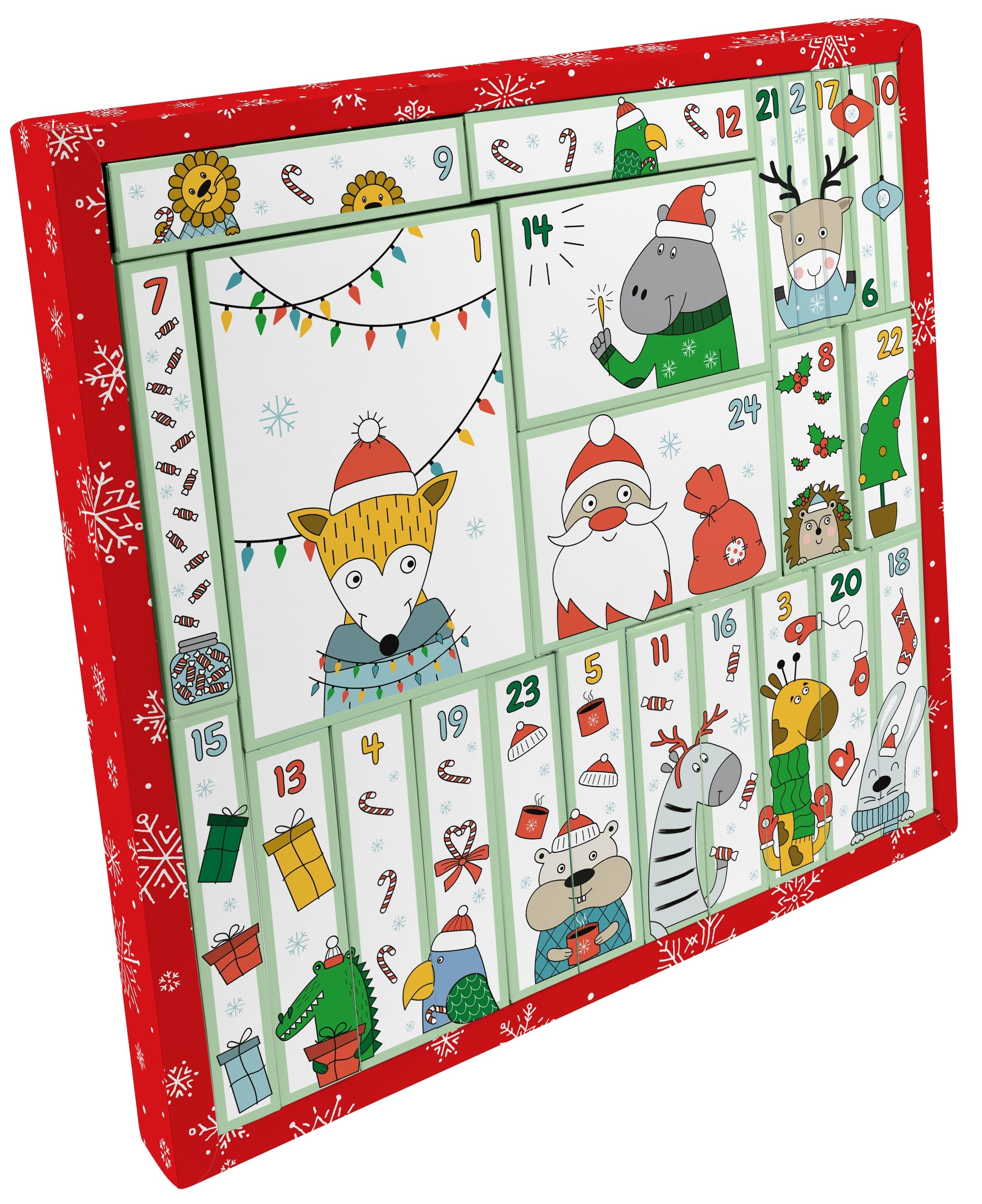 Online Adventskalender – Kids – 47 × 37 cm – 33-teilig – 81784